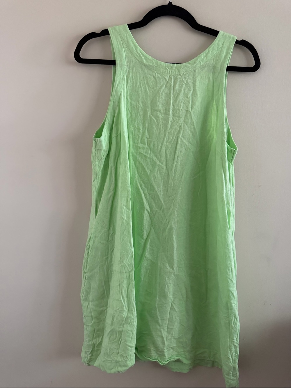 a new day Lime Mint Sleeveless Tank Mini Dress